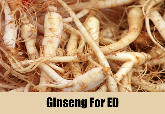 Ginseng for ED