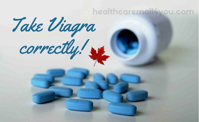 Take Viagra correctly!
