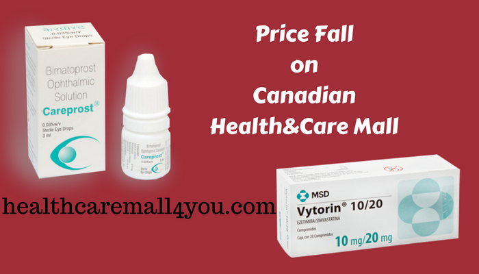 Price Fall on Canadian Health&Care Mall