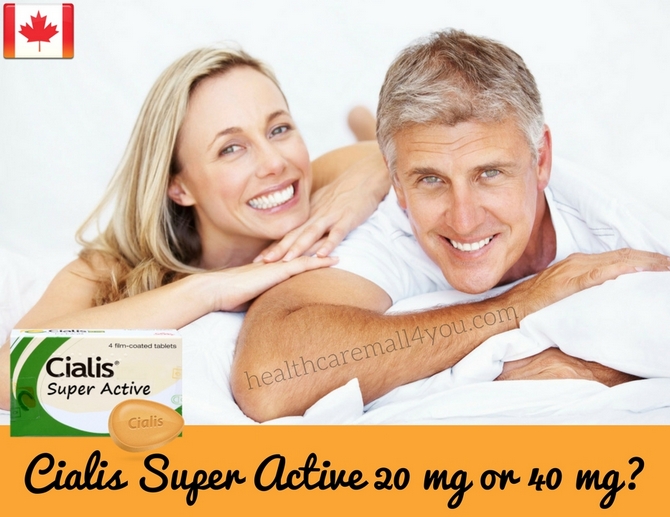 Cialis Super Active dosage