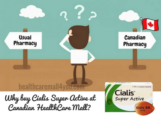 Why buy Cialis Super Active atCanadian HealthCare Mall